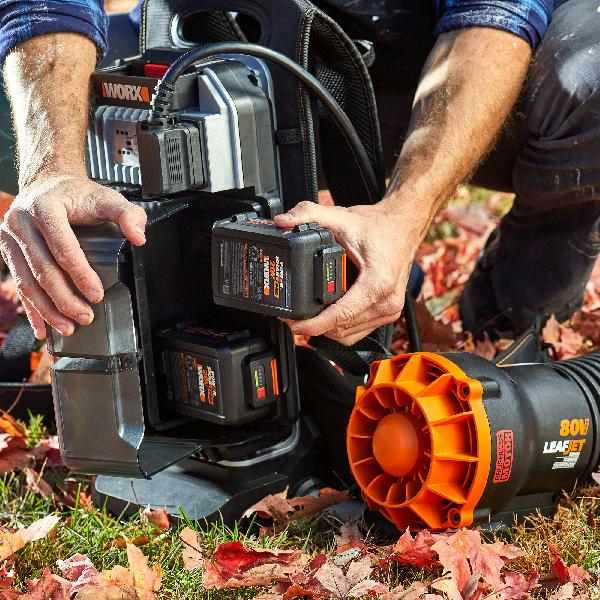 New WORX Nitro 80V Brushless Backpack Leaf Blower Enters Fall